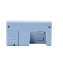 Mini-Digital-Tischuhr 5,9 x 3,5 x 3,2 cm Uhrzeit und Datum 12-Stunden-Modus Tragbares Format Stromversorgung LR1130-Batterie Im Packungsinhalt enthalten 3