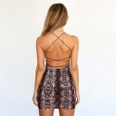 Mini Dresses with Snake Pattern 9