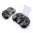Mini dron 4DRC V30 com câmara dupla 8K FPV Evitamento de obstáculos em cinco direcções Alcance de 800 m Dobrável Preto Para fotografias e gravações 4