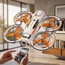 Mini drón A21Pro 4K kamerával Távirányító kijelzővel és telefon tartóval 3000 m hatótávolságú Körkörös védőkeretek a propellerekhez Légi 8