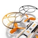 Mini dron A21Pro s 4K kamerou Dosah ovládání 3000 m Kruhové ochranné rámy vrtulí Ovladač s držákem na telefon Na záběry ze vzduchu 4