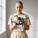 Mini drone 4DRC V30 met duale 4K camera FPV en obstakelvermijding Bereik van bediening 800 m Opvouwbaar Grijs Voor luchtfotografie en -video 4