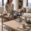 Mini Drone V666 with Dual Camera 8K Photography Intelligent Visual Obstacle Avoidance Range 3000 m Controller with Display for Photography 5