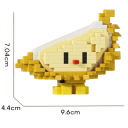 Mini Durian Building Set 9.6 x 4.4 x 7.04 cm 380 pcs Micro 3D DIY Blocks Exotic Fruit Creative Building Toy for Children Aged 8+ Girls Boys Model 3