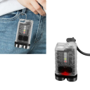 Mini EDC LED lommelygte V3 900 lm USB-C genopladelig 56 × 31 × 15 mm IP65 lommelygte med nøglering 6