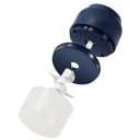 Mini elektrischer Gemüseschneider 250 ml USB wiederaufladbarer kabelloser Knoblauchzerkleinerer Küchenzerkleinerer Lebensmittel 11,5 × 8 cm 2