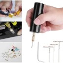Mini elektrisk borrmaskin USB 5V för finborrning epoxi smycken trä plast gravyr DIY modeller bärbart kit 4