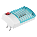 Mini elektromos szúnyogirtó lámpa 1 W-os UV LED EU csatlakozóval, rovarirtó hálószobába, irodába, farmra, kék fény, biztonságos, környezetbarát 12