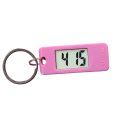 Mini elektronický prívesok na kľúče s hodinami 4,5 x 3,5 cm Závesná kľúčenka s funkciou zobrazenia času 6