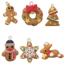 Mini enfeites de Natal 6 pcs 1
