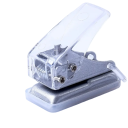 Mini enkelthuls papirhuller Bærbar lille papirhuller Kontorpapirhuller 5,3 x 2,4 x 2,7 cm 8