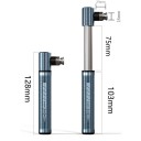 Mini-Fahrradpumpe aus Aluminiumlegierung, tragbarer Hand-Inflator mit Zahnradventil für Rennräder, Mountainbikes und Ballreifen 2