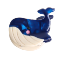 Mini fermaglio per capelli blu a forma di balena 3,3 x 2,8 cm Fermaglio decorativo carino a tema marino Piccolo accessorio per acconciature 1