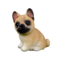 Mini figur av valp Resin Dekorativ hund för dioramor mikrovärld modelllandskap park trädgård figuriner dekoration 15