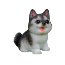 Mini figur av valp Resin Dekorativ hund för dioramor mikrovärld modelllandskap park trädgård figuriner dekoration 16