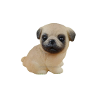 Mini figura de cachorro Resina Perro decorativo para dioramas microcosmos paisaje en miniatura parque jardín figuras decoración 10