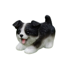 Mini figurina di cucciolo Resina Cane Decorativo per diorami microscopi paesaggi in miniatura parchi giardini figurine decorazioni 12