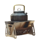 Mini foldbar kulgrill 21 x 13 x 13 cm bærbar grill hjemmekomfur kompakt bordgrill til camping og have 3