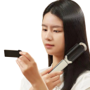 Mini Folding Travel Comb with Mirror 11 x 9.5 x 4 cm White Folding Massage Hair Comb with Retractable Mirror 7