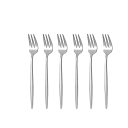 Mini fourchettes à dessert 6 pcs 14 cm ensemble de petites fourchettes pour gâteau, fruits et salades, couverts pour servir des desserts et des collations 3