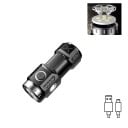 Mini genopladelig LED lygte S-521 8,1 × 3,1 × 3,1 cm USB-C magnet klip 6 tilstande side lys lomme EDC 5