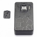 Mini GPS Tracker 4G Magnetisch Batterie 6000 mAh 8,45 x 4,5 x 3,15 cm Wasserdicht IP67 Schwarz Gegen Diebstahl von Auto und Motorrad 3