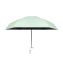 Mini guarda-chuva de bolso 19x5x5 cm Guarda-chuva dobrável com proteção UV Superfície de vinil contra radiação ultravioleta Guarda-chuva compacto para a mala 1