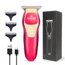 Mini hårtrimmer Bærbar 10,8 x 4,2 cm Genopladelig via USB-C 3 guidekamme 1–3 mm Lille elektrisk trimmer til frisørsalon og hjem 2