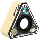 Mini haut-parleur LC-06 Bluetooth 5.3 5 W subwoofer son HiFi portée 10 m 500 mAh 8,6 x 9,5 x 4,5 cm ABS portable extérieur en voyage 4