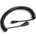 Mini HDMI til HDMI fleksibelt forbindelseskabel M/M 2