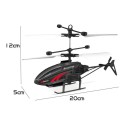 Mini hélicoptère volant 100 g Jouet RC rechargeable avec capteur infrarouge Lumières LED Chargement USB Drone en plastique pour enfants et adultes 3