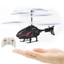 Mini hélicoptère volant 100 g Jouet RC rechargeable avec capteur infrarouge Lumières LED Chargement USB Drone en plastique pour enfants 6