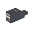 Mini hordozható USB 2.0 HUB 3 porttal 1