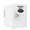 Mini hűtő italokhoz és kozmetikumokhoz 4 l kompakt méretek 21 × 14 × 13 cm fehér hordozható otthoni és utazási használatra 1