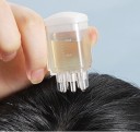 Mini huvudmassageapparat med anti-håravfall produkt dispenser Applikator för jämn applicering av produkter på hårrötterna Hårbottenvårdsapparat med kulspetsar 4 x 2 x 1 cm 3