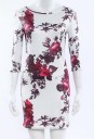 Mini-jurk met bloemenprint 4