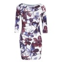 Mini-jurk met bloemenprint 5