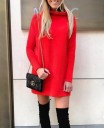 Mini-jurk met coltrui 7