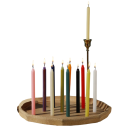 Mini kaarsen zonder geur 12 stuks 16 x 1,2 cm was kaarsen in verschillende kleuren voor noodverlichting decoratie en gebruik met was 2