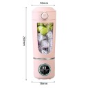Mini kannettava tehosekoitin 700ml 15000rpm USB-C virtalähde 12 ruostumattomasta teräksestä valmistettua terää smoothie-sekoitin matkatehosekoitin 1500mAh akku 3