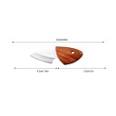 Mini kapesní nůž 10,3x5,2x4,2 cm Přenosný víceúčelový ostrý nůž na ovoce Demontážní expresní nůž do kapsy pro každodenní použití 2