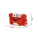 Mini kit de construction original Crabe 6 x 3 x 3,5 cm Monde sous-marin océanique Blocs particulaires Modèle animal éducatif créatif Kit 2
