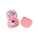 Mini kit de costura em caixa quadrada 7x6 cm Kit de costura doméstico Estilo minimalista Caixa de plástico Ferramentas de costura combinadas DIY 6