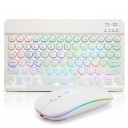 Mini klávesnice 15 x 25 cm a myš 11 x 6 cm Sada klávesnice a myši pro tablet Kompaktní psaní a ovládání zařízení Praktické příslušenství pro práci či studium 2