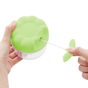 Mini køkkenmixeren hakker til mad håndpresser til hvidløg multifunktionel kødmaskine grøntsagsslicer 7x9cm rustfrit stål 3