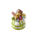 Mini Kuchen grün-weiß 3D Baukasten Mikro Bausteine Kleine Dessertkuchen Set Dekorative Blöcke Spielzeug für Kinder ab 8 Jahren Kreatives Geschenk für Jungen und Mädchen 2