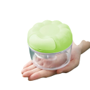 Mini kuchyňský mixér sekáček na potraviny ruční lis na česnek multifunkční mlýnek na maso kráječ zeleniny 7x9cm nerezová ocel 2