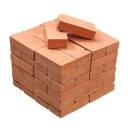 Mini ladrillos 1:16 50 uds Bloques de construcción rectangulares reales Kit de modelado para paredes falsas Dioramas casitas paisajes areneros 2