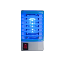 Mini lampada elettrica contro le zanzare 1W UV LED spina EU Insetticida per camera da letto ufficio fattoria Luce blu Soluzione sicura ed ecologica 9
