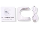 Mini lâmpada UV/LED para unhas 16 W 8